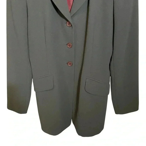 VGT JOHNS NEW YORK Men's Jacket Blazer Fully Lining Front Buttons Black 8 - Picture 3 of 11